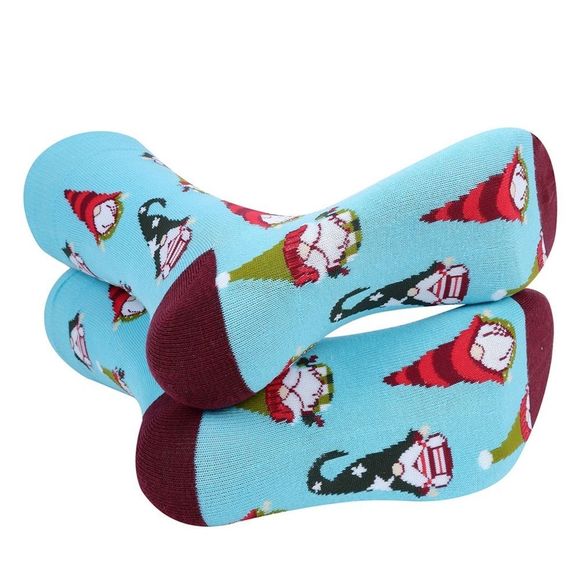Men's Crew Socks -Holiday Gnomes- NWT - Picture 3 of 4